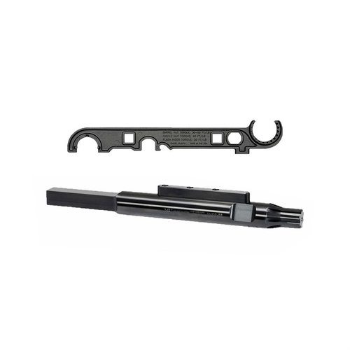 Midwest Industriesin AR Professional Armorer's Wrench on suunniteltu 5.56 ja 7.62 AR-alustalle, sisältäen työkalut tiukkojen osien irrottamiseen ja asennukseen.