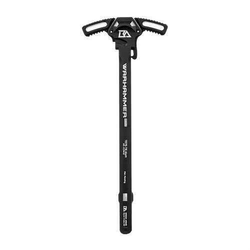 Breek Arms WARHAMMER MOD2 ambi charging handle tarjoaa parannettua käyttömukavuutta, alhaista kaasupuhallusta ja kestävää 7075 alumiinia.
