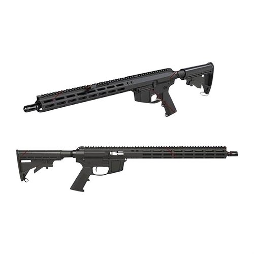 MIKE-9B 9mm kiväärissä on huipputason 16" match grade -piippu, ergonominen etulatauskahva, MLOK-yhteensopiva käsikahva ja luotettava viimeisen laukauksen pidike.