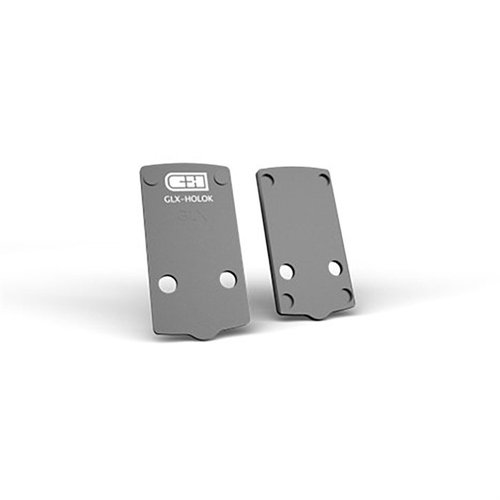 C&H Precisionin V4 MIL/LEO Optic Mounting Plate GLOCK 43/48: kestävä 6061-alumiini, vaihdettavat T-postit ja erinomainen kiinnitys Torx-ruuveilla.