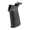 Strike Industries AR Overmolded Enhanced Pistol Grip tarjoaa parannetun hallinnan, kolme kulmaa, mukautuvan muotoilun ja turvallista säilytystä mukavuutta varten.