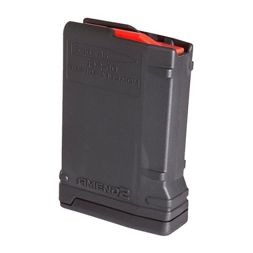 Amend2® 10 laukku on kestävä ja luotettava 5.56x45 NATO AR15/M4/M16 -magasiini, joka on kevyt ja kestävä vaihtoehto alumiinisille magasiineille.
