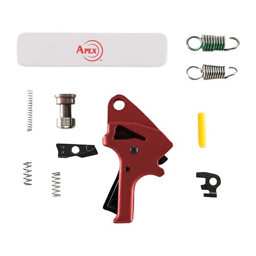 Apex Forward Set Trigger Kit parantaa M&P M2.0 -pistoolisi suorituskykyä, vähentää liipaisimen painoa ja matkustusta, sekä tarjoaa tasaisen ja nopean laukaisun.