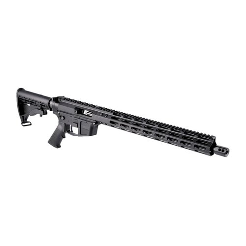 Standard Mike-9 16" 9mm on korkean laadun omaava kivääri, jossa on monoliittinen yläosa, MLOK-käsiosa ja luotettava viimeinen laukauspidike.