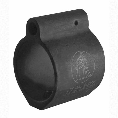 .875 Low Profile Gas Block on suunniteltu bull barrel -kiväärille, valmistettu 4140 esikarkaistusta teräksestä ja MIL-STD Manganese Phosphate -pinnoitteella.