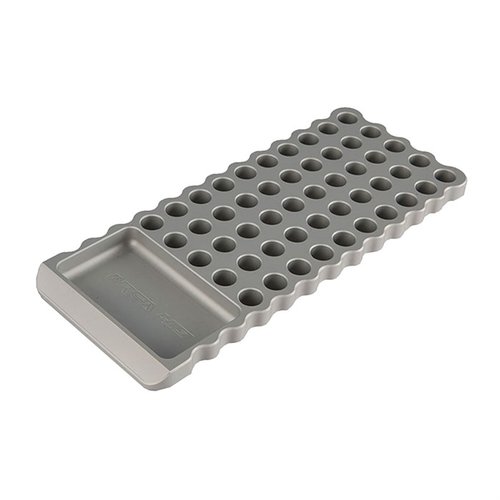 Area 419 Billet Anodized Loading Block tarjoaa 50 paikkaa 308, Magnum tai Lapua patruunoille, liukumattomat kumipohjat ja syvyyttä 0.500".