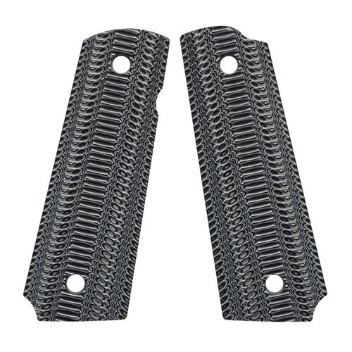 VZ 1911 Alien® grips tarjoavat erinomaisen yhdistelmän muotoa ja toimintaa, sopivat kaikkiin suosittuihin full-size 1911 malleihin ja ovat ihanteelliset piilokäyttöön.