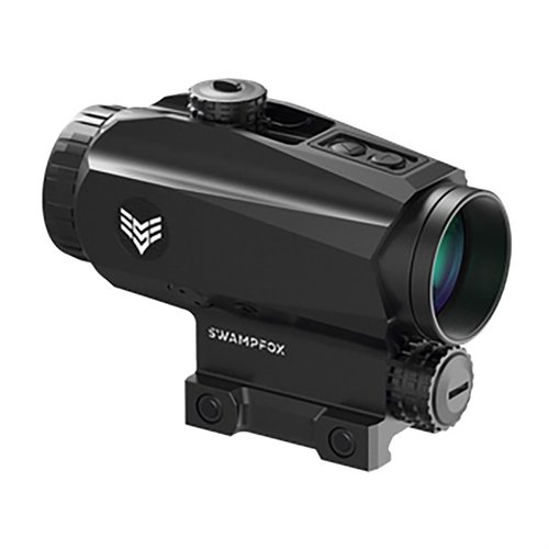 Trihawk 3x30mm prismikohdistin tarjoaa laajan näkökentän, erinomaisen silmän etäisyyden ja nopean Trident-ristikon, täydellinen monenlaisiin ampumaolosuhteisiin.