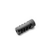 HELLFIRE MATCH MUZZLE BRAKE tarjoaa optimaalista takaisinlaukauksen hallintaa ja muokkausta ilman ylimääräistä ääntä, yhdistäen innovatiivisen 4-porttisen suunnittelun.