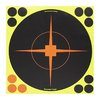SHOOT-N-C® 8" bullseye - helposti näkyvät osumat, itseliimautuva tausta ja fluoresoivat värit tekevät tähtäämisestä ja ampumisesta vaivatonta.