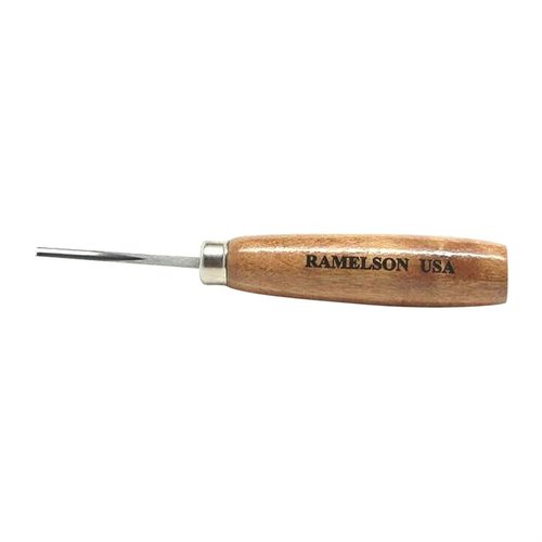 VEINER LINE RESTORATION - 1/8" V-työkalu, 60 asteen kulma, puukahva. Erinomainen yksityiskohtien korjaukseen. Valmistettu USA:ssa.