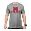 MAGPUL UNIVERSITY ATHLETIC T-SHIRT on mukava ja kestävä, valmistettu 52% puuvillasta ja 48% polyesteristä, täydellinen ampumiseen ja vapaa-aikaan.