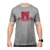UNIVERSITY ATHLETIC T-SHIRT on mukava ja kestävä, valmistettu 52% puuvillasta ja 48% polyesteristä, ilman etikettiä kauluksessa ja kaksinkertaisilla saumoilla.