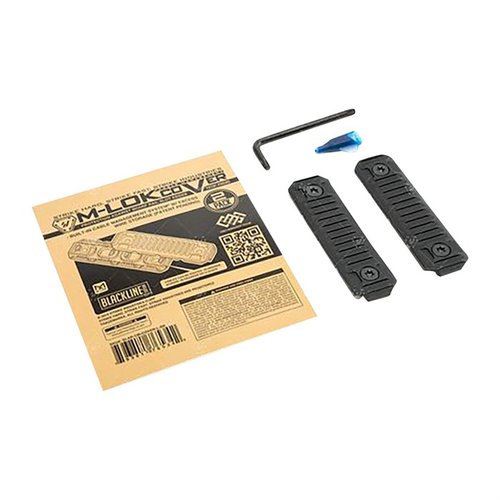 Strike Industries M-LOK Cable Management Rail Covers tarjoavat erinomaisen otteen, lämpöeristyksen ja mahdollisuuden järjestää kaapeleita kätevästi aseessasi.