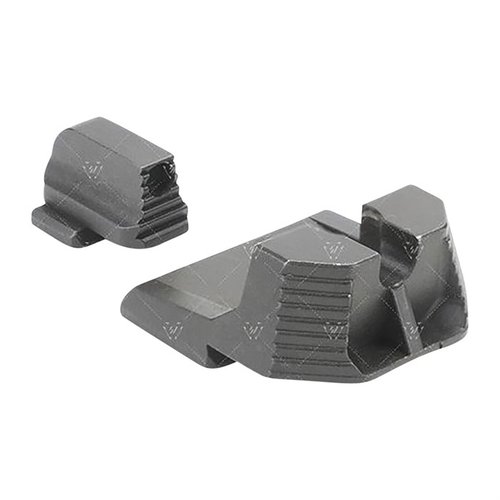 Strike Iron Sight Set tarjoaa erinomaisen kohdistuksen ja valonhallinnan, mikä parantaa tähtäystä ja kohdistusta Smith & Wesson M&P9:ssä.