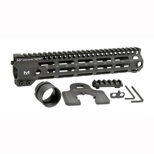 Midwest Industries AR-15 G4 M-LOK - kestävä 6061 alumiini, viisi pituutta, M-LOK, QD-sling paikat ja jatkuva picatinny yläraita. Elinikäinen takuu!