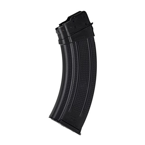 AK-47 40-luodin lipas on kestävä Zytel-polymeeristä, tarjoaa enemmän laukauksia 7.62x39mm ja sisältää lämpökäsitellyn jousen. Valmistettu USA:ssa.