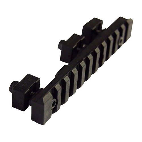 Archangel® OPFOR® Picatinny Rail on Mosin Nagant Precision Rifle Stock (AA9130) tarjoaa turvallisen ja tarkan kiinnityksen lasersille ja valoille, pituus 5 tuumaa.