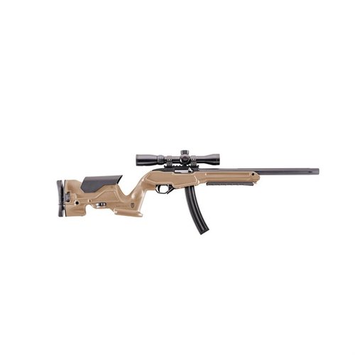Archangel® AAP1022 Precision Stock Ruger® 10/22®: täysin säädettävä, ergonominen, flared magwell, integroitu Picatinny rail ja kestävä rakenne. Made in USA.