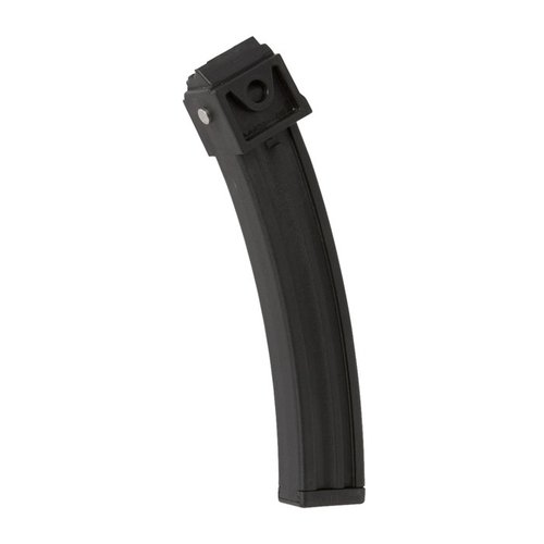 .22 LR Ruger® 10/22® -malleille suunniteltu 25 laukauksen polymeerimakasiini, joka on valmistettu kestävästä hiilikuidusta ja lasikuituvahvistetusta polymerista.