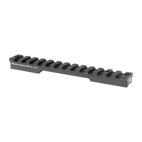 Remington 700 Short Action Rail Midwest Industriesilta, kestävä 6061-alumiini, helppo asentaa, sisältää kiinnitystarvikkeet, sopii sekä oikea- että vasenkätisille.