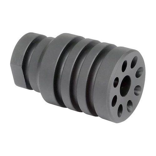 Midwest Industries Pistol Blast Diverter ohjaa äänen eteenpäin, on valmistettu työteräksestä, ja se sopii 5.56/.223 aseisiin. 100% Yhdysvalloissa valmistettu.