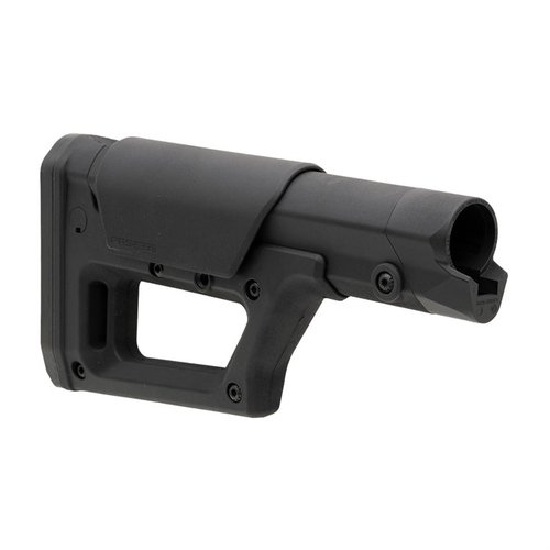Magpul PRS Lite on kevyt, säädettävä perä, joka tarjoaa mukautettavuutta ja kestävyyttä AR-15 ja AR .308 -kivääreille, vain 10 unssia raskaampi kuin GEN3.