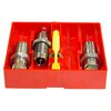 LEE PRECISION 38 SPECIAL Carbide 3-die set sisältää Full Length Sizing Die, Bullet Seating Die ja Powder Thru Expanding Die ilman öljyä, täydellinen lataamiseen.