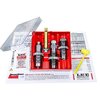 LEE PRECISIONIN PACESETTER 3-DIE SET 7.7MM JAP sisältää Full Length Sizing Die, Bullet Seating Die, Factory Crimp Die, sekä ohjeet ja lataustiedot.