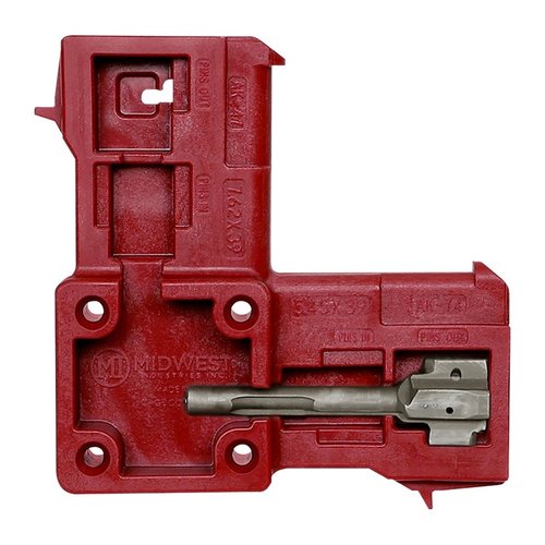 MIDWEST INDUSTRIES AK LOWER RECEIVER BLOCK tarjoaa kestävän ja luotettavan perustan AK-aseen rakentamiseen, parantaen tarkkuutta ja käyttömahdollisuuksia.