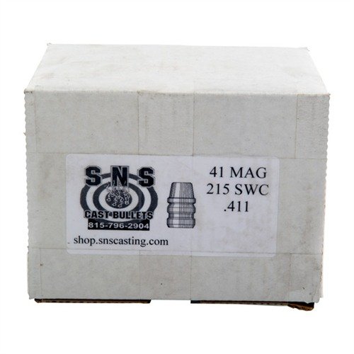 .41 CALIBER CAST PISTOL BULLETS, 215GR SWC ovat tarkkoja ja edullisia ammuksia, valmistettu korkealaatuisesta seoksesta ja polymeripinnoitteella.