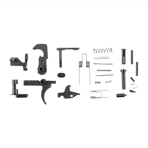 ZRO DELTA AR-15 LOWER PARTS KIT tarjoaa sujuvamman laukaisun ja vähentää karkeutta ELG-tekniikan ansiosta, täydellinen virityksiin.