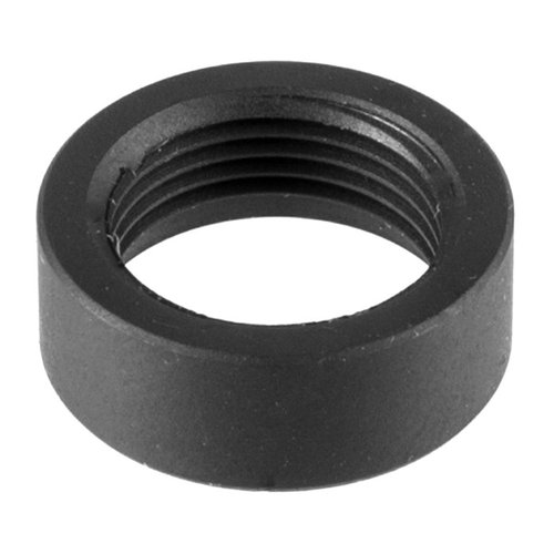 SilencerCo 1/2"-28 Thread Spacer estää vaurioita rimfire-suppressorille, lyhentää kierrealuetta ja parantaa aseen ulkonäköä piilottamalla ylimääräiset kierteet.