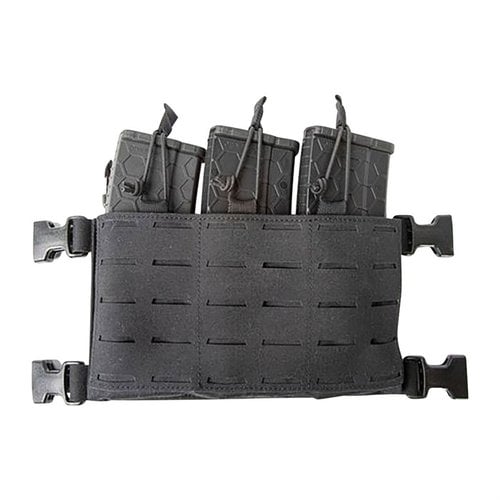 Foundation Series Kangaroo MOLLE Placard on suunniteltu AR-tyylisille alustoille, sisältäen 5.56 triple magazine insertin ja säädettävän shock cordin.