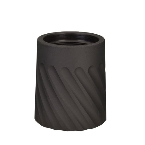 NORDIC COMPONENTS 12 GA Extension Tube Nut on valmistettu alumiinista ja anodisoitu matte black, mikä takaa kestävyuden ja luotettavan kiinnityksen.
