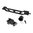 JMAC CUSTOMS 8-INCH RAISED ARM BAR WITH BRACE ADAPTER AND JMAC 1913 FOLDI