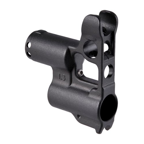 JMAC CUSTOMS GAS BLOCK COMBO ilman detent-holaa tarjoaa säädettävän ja kestävän ratkaisun, joka parantaa aseen suorituskykyä ja luotettavuutta.