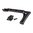 JMAC CUSTOMS 8-INCH RAISED SKELETON STOCK  STOCK FOR 5.5MM FOLDING AKS