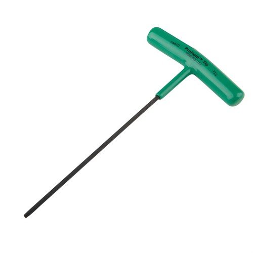 PROHOLD STAR TIP T-KÄSITELMÄT, T-10 TORX/STAR TIP T-KÄSITELMÄ tarjoaa erinomaisen pidon ruuveista, ei-magneettinen nappi ja hitsattu kahva/terä-yhteys.
