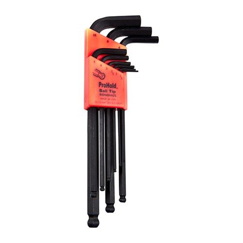 PROHOLD TIP BALL END WRENCHES pitävät ruuvit tiukasti paikallaan, tarjoavat sujuvan pyörimisliikkeen ilman häiriöitä ja säilyttävät työkalun kestävyyden.