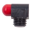 BRADLEY GUNSIGHT STD BEAD, 1/8" 6-48 TPI, 5/64" SHANK, RED