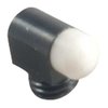 BRADLEY GUNSIGHT STD BEAD, 1/8" 6-48 TPI, 5/64" SHANK, WHITE