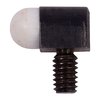 BRADLEY GUNSIGHT STD BEAD, 5/32" 3-56 TPI, 5/32" SHANK, WHITE