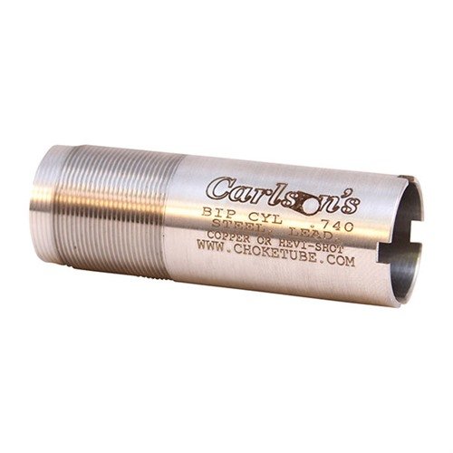 Carlsons 12GAUGE INVECTOR PLUS CHOKE TUBES tarjoavat ruostumatonta terästä ja yhteensopivuutta monien haulikoiden kanssa, mukaan lukien Browning Invector Plus.