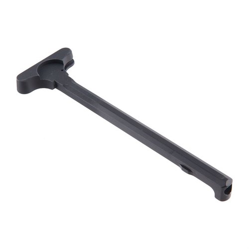 COLT AR-15/M16 STRIPPED CHARGING HANDLE on Mil-Spec, mattamustalla anodisoidulla pinnalla. Erinomainen valinta luotettavuuden ja kestävyyden takaamiseksi.