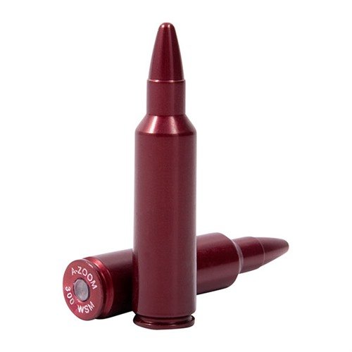 A-ZOOM AMMO SNAP CAP DUMMY ROUNDS 300 WSM ovat kestäviä harjoituspatruunoita, jotka parantavat lataus-, purku- ja kuivakäynnistyskykyjä.