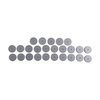 CRATEX #74 Straight Edge Wheel tarjoaa tarkkaa viimeistelyä ja tehokasta työstöä, 7⁄8" halkaisijalla ja 1/8" paksuudella, täydellinen aseiden huoltoon.