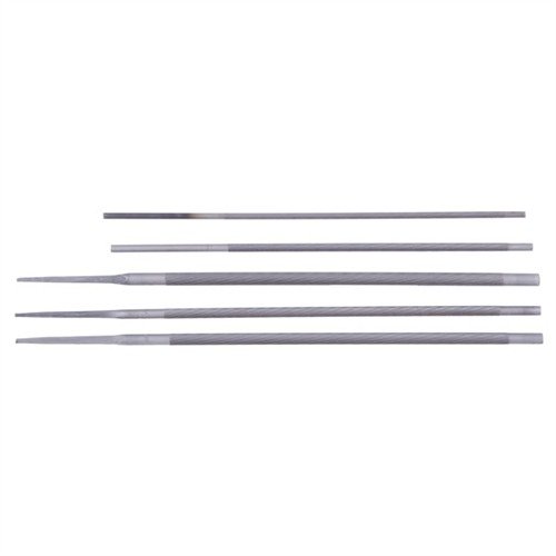 1911 FITTING & DEBURRING FILE SET on välttämätön työkalu tarkkuuden parantamiseen, sisältäen viisi pyöreää filettä, jotka varmistavat tarkan istuvuuden ja sujuvan toiminnan.