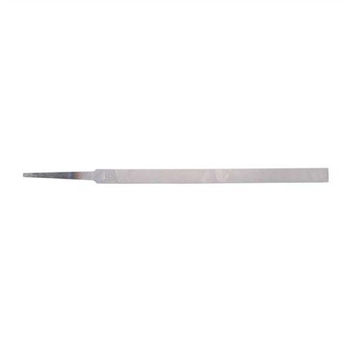 NARROW PILLAR FILE, 6" tarjoaa tarkkaa viimeistelyä. Kaksoisleikkaus sivuilla ja turvalliset reunat tekevät siitä erinomaisen työkaluaseiden valmistukseen.