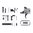 CMC TRIGGERS LOWER PARTS KIT WITH TRIGGER SINGLE STAGE CURVED 3 LB